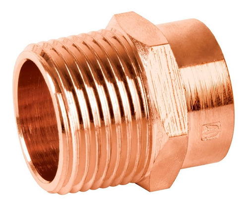 Conector De Cobre, Rosca Exterior 1-1/2