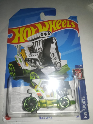 Hot Wheels Carrito De Golf Teed Off Blanco 1/64 