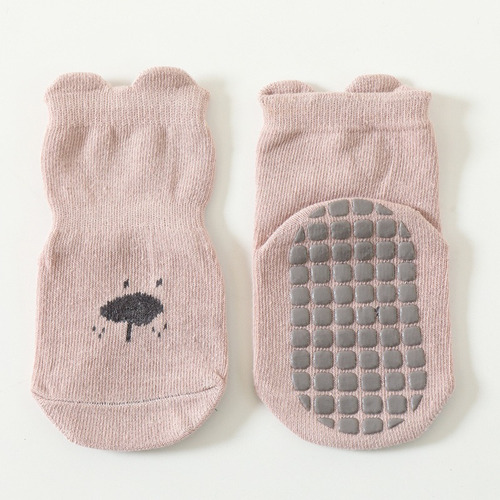 Calcetines Antiderrapantes Para Bebe Niños 5 Pares Algodón