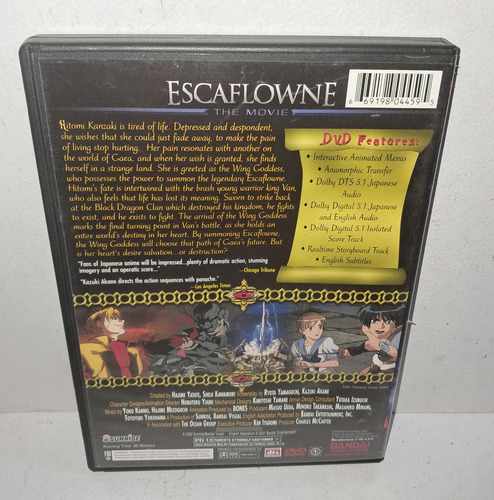 Escaflowne The Movie La Pelicula Dvd (Usado)