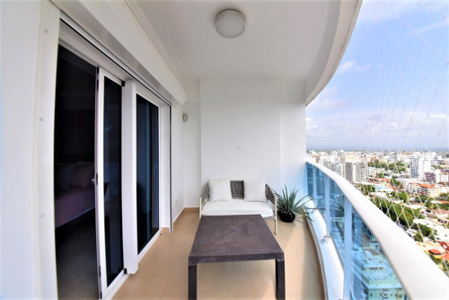 Imagen 9 de 14 de Apartamento Con Vista Al Mar En Cacicazgos De 2 Habitaciones