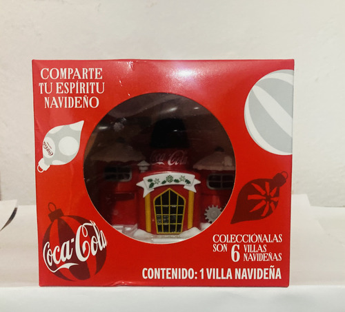 Villa Cocacola Navideña Fabrica 2024 Con Luz Y Sonido (Usado)