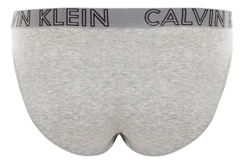 Pantie Gris De Algodón Bikini Para Mujer Calvin Klein