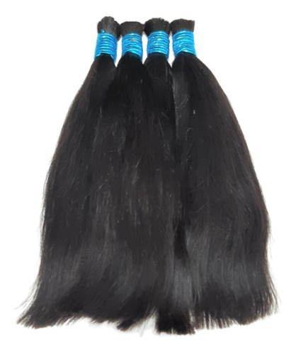 Cabelo Humano Liso Natural 45cm - 400 Gramas Envio Imediato