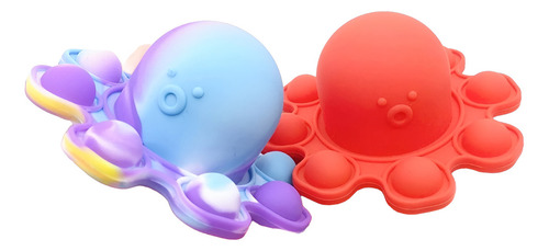 Pop It Fidget Toy Pulpo Reversible Antiestrés