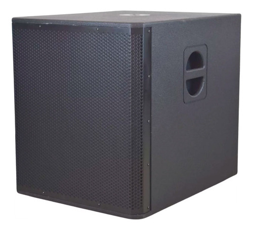 Subwoofer Amplificado 18 Bocina Bajo Activo Grave Dsp Louder Color Negro