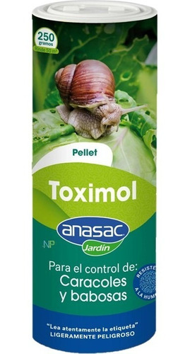 Anasac Toximol Pellet Control Babosas Y Caracoles 100gr. Np