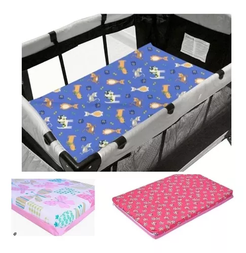 Colchoneta Impermeable Corral Cuna Para Bebes 115cm x 70c- cangurus tienda  online web