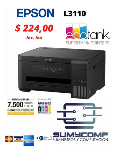 Impresora Epson L3110 Epson L4160 2años Garantia Inc Factura