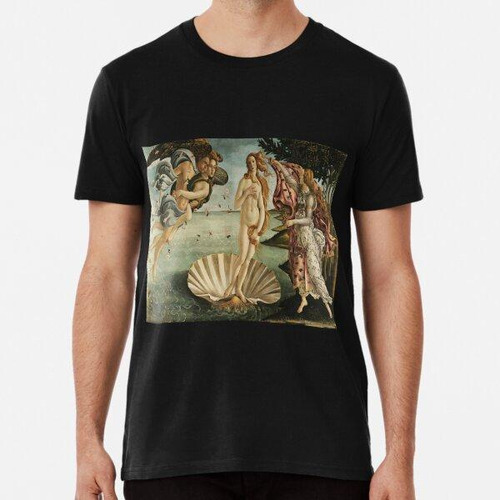 Remera Sandro Botticelli - El Nacimiento De Venus, 01. Algod