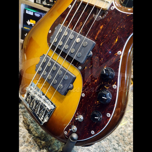 Contrabaixo 5 Cordas Tagima Fusion5 Honey Burst Baixo Tagima
