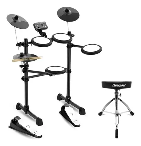 Bateria Eletrônica Liverpool Electronic Drum One 10901