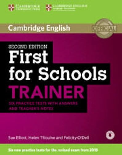 Libro First For Schools Trainer 1 W Key Tch`s Notes & Audio