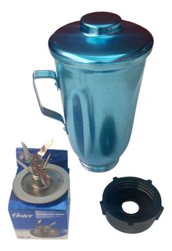 Aspa Vaso Aluminio Y Porta Vaso Para Licuadora Oster