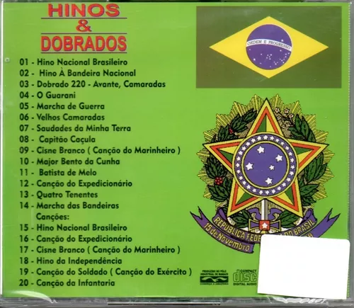 Cd Hinos E Dobrados Do Brasil - Banda Do Exército Do