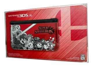 Nintendo 3ds Xl Super Smash Bros Vermelho Red Usa Cib Novo Zelda Mario