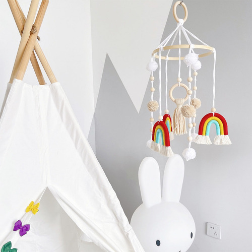 Juguete Para Cuna Bebe Animalitosestimulación Temprana Rojo Otro