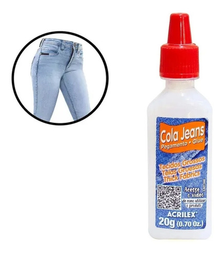 Cola Jeans E Tecidos Grossos Roupa 20g Acrilex