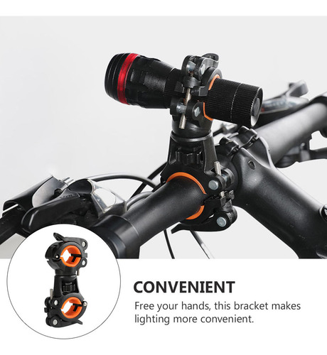 Soporte De Linterna Para Bicicleta, Portátil, Antivibración,