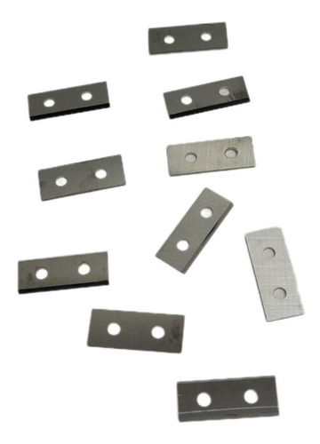 Imagen 5 de 8 de Juego 10 Insertos Para Cabezales Para Cepillar 50x12x 1.5mm