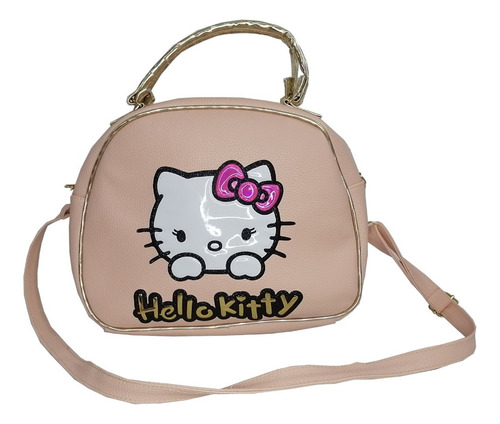 Bolso Tipo Maleta Con Correa Hello Kitty