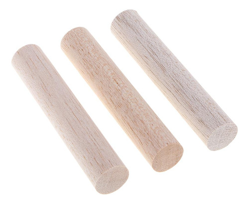 Varilla De Pasador De Artesanía De Madera 5 Piezas 110 Mm