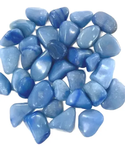 Quartzo Azul 2-4cm Pedras Naturais Brasileiras Polidas 1kg
