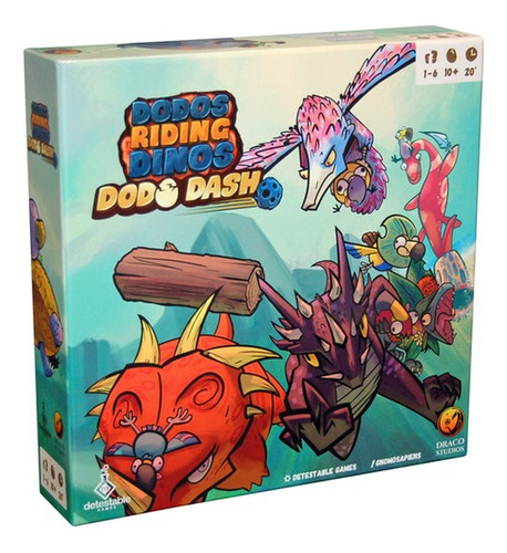 Dodos Riding Dinos: Dodo Dash En Español Juego De Mesa