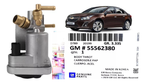 Cuerpo Aceleracion Chevrolet Cruze 1.8 2010 2011 2012 2013