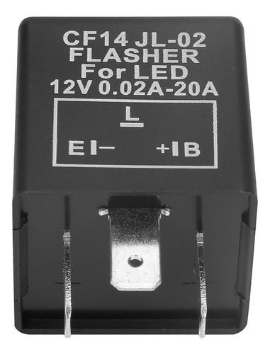 Relé Flasher Led Para Luces Direccionales Cf14 Jl-02 3 Pines