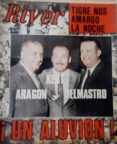 Revista River 1214 Campeonato 1968 River 1 Tigre 1 , Kent