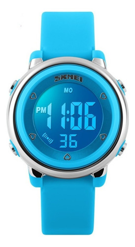 Reloj Digital Niños 7 Colores Luz Skmei Deportes Sumergible