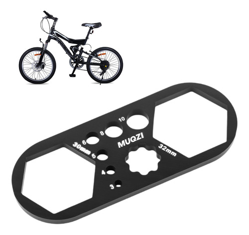 2 Llave Para Tapas De Horquilla De Bicicleta Negro 30 Mm 32