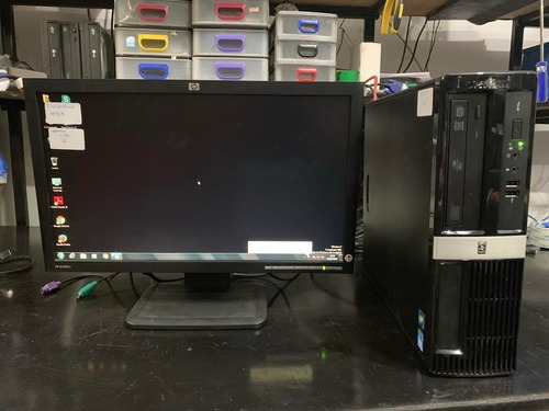 Computador Completo,hp Pro 3000 Sff (500 Gb),veda Frete.