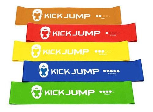 Set De 5 Bandas Elásticas Cintas De Resistencia Para Ejercic