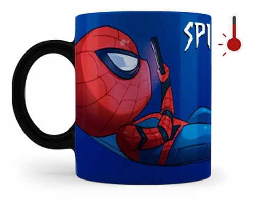 Imagen 1 de 2 de Taza Mágica Spiderman Homecoming Varios Diseños