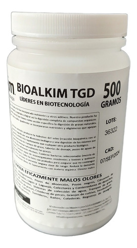 500grs - Bacterias Enzimas Elimina Mal Olor Hogar, Comercio,