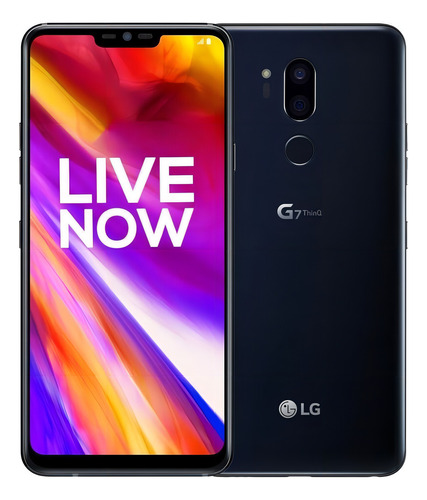 LG G7 ThinQ Dual SIM 64 GB aurora black 4 GB RAM - Bom (Recondicionado)