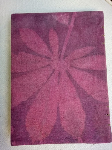 Cuaderno Artístico, Con Impresión Vegetal. Cafeto