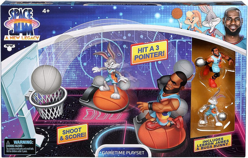 Set Space Jam 2021 Juego De Basquet Wabro Muñecos Playset