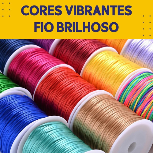 Fio De Seda - Cordão Rabo De Rato 0.8mm- Varias Cores - Nybc Cor Rosa Chiclete-140