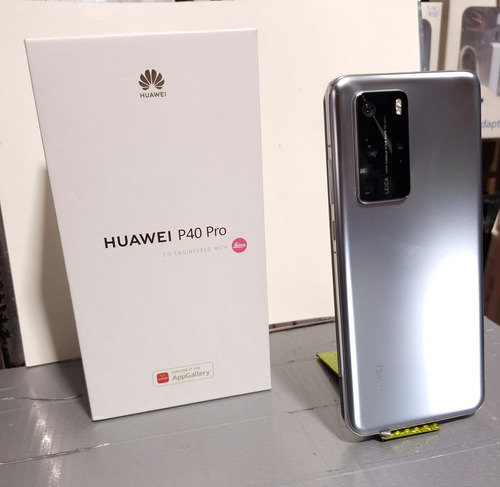 Teléfono Huawei P40 Pro Color Plata 256 Gb Gris (Usado)