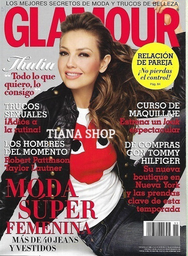 Glamour Latinoamérica_nov. 2009_thalia: Muy Linda Nota