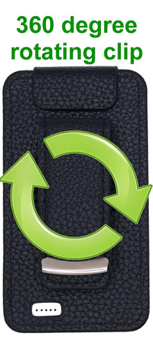 Funda De Cuero Ajustable Negro Para Dexcom G7/g6