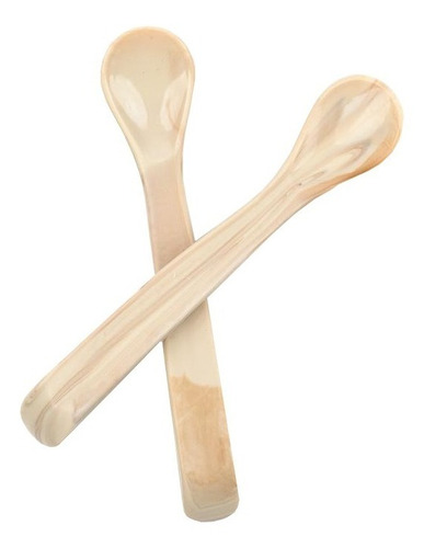 Dos Cucharas De Silicona Para Bebé! Bella Tunno! Wood