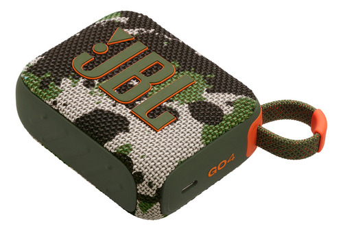 Bateria recarregável de alto-falante Bluetooth Jbl Go 4 Ip67, cor verde escuro
