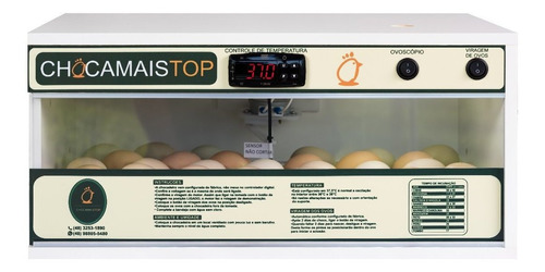 Chocadeira Automática 48 Ovos + Ovoscópio