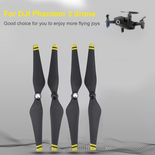 2 Pares De Hélices Autoapretadas Para Dji Phantom 3 Drone