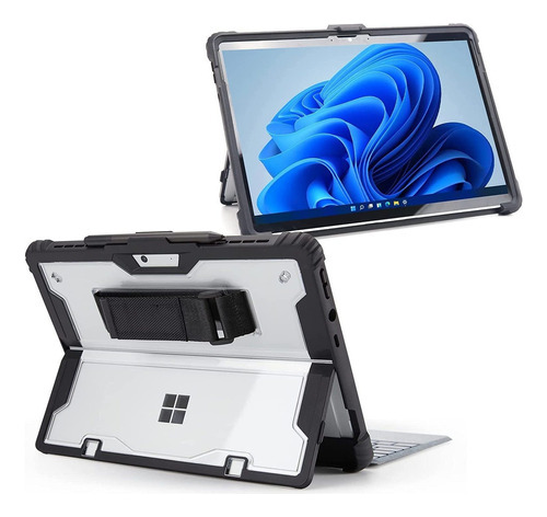 W Caso De La Cubierta Protectora Para Microsoft Surface Pro