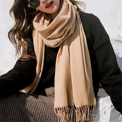 Pashmina Cachecol Scarf Xale Echarpe: Franjas Diversas Cores